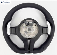 Expédition rapide, volant sport en cuir à fond plat en stock pour F36 F30 F10 F15 M3 M5 E46 E60 E70 E90 E91 M6 X5 X3