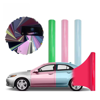 Película de Vinilo para Envolver Vehículos, Color PET, Resistente al Agua y a la Decoloración, Decoración para Autos, Fabricante Chino