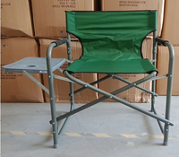Chaise pliante multicolore à la mode pour l'extérieur Chaise de pêche pour les loisirs d'extérieur Sketch Side Pack Portable Luxury Director Chair
