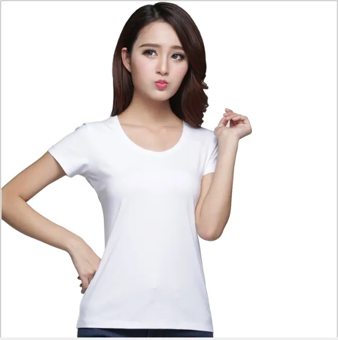 Chất Lượng Cao Phụ Nữ Áo Thun Siêu Mềm Thoáng Khí Phụ Nữ Tre T-Shirt Bán Buôn Tùy Chỉnh Áo Thun