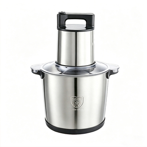 Picadora de Carne Profesional para el Hogar, Pequeña, de 2L, 3L, 5L, Automática, de Acero Inoxidable, Máquina Eléctrica para Picar Carne para Uso Doméstico - Product Image 1
