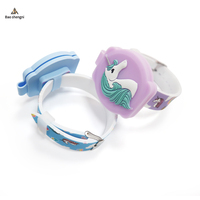 Nouvelle conception enfants Silicone dessin animé montre Silicone Animal LED montre analogique enfants silicone led montre numérique