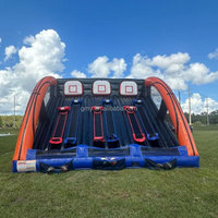 Château Gonflable en PVC, Jeu de Tir au Panier et Cible de Carnaval, Jeux Gonflables Commerciaux