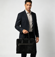 Sac à bandoulière en daim personnalisé pour homme 13-14 pouces, sacoche d'affaires pour ordinateur portable, sac de voyage pour homme, Bolsa Para Portatil
