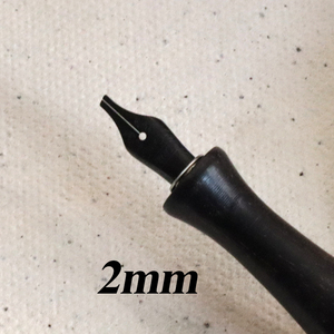 Stylo en métal avec manche en bois, acier non corrosif, pointe acérée, bord dur, <span class=keywords><strong>Qalam</strong></span> utilisé pour la calligraphie anglaise, arabe, islamique, ourdou - Product Image 5
