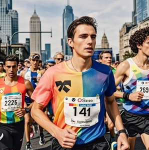 เสื้อยืดทีมของผู้ปฏิบัติงานผ้าโพลีเอสเตอร์พิมพ์ลาย100% โลโก้แบบกำหนดเองสำหรับฤดูร้อน - Product Image 1