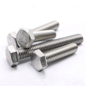 M10 M12 m16stainless thép <span class=keywords><strong>SS</strong></span> 304 316 đầy đủ và một nửa chủ đề Hex bu lông DIN 933 din931 - Product Image 4