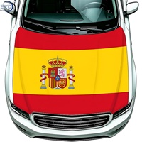 Nouvelle housse de capot de voiture avec drapeau des Philippines, protection patriotique du capot, élastique réglable, 63x47 pouces, utilisation en extérieur, universelle pour camion, voiture, SUV