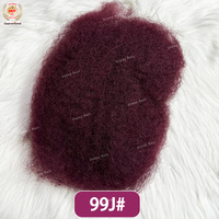 Cheveux Brésiliens 100% Humains Usexy Afro Kinky en Vrac pour Tresser les Extensions 12-22 Pouces, 50g _ pc, 1 Paquet