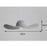 Lustre suspendu LED rouge 3500K blanc chaud en feutre PET, hauteur réglable, installation facile, éclairage de plafond pour intérieur, maison, bureau