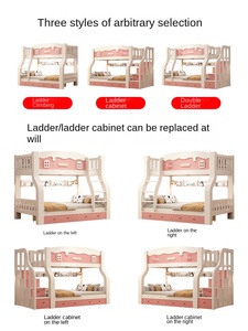 All Solid Wood Multi-Function Simple Design Non-Interference High <strong>Low</strong> Princess Children's Bunk <strong>Bed</strong> Household <strong>Double</strong> <strong>Bed</strong> - Product Image 6