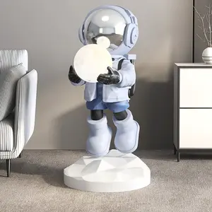 Dropshipping color change night light astronaut 60cm life size ornaments living room decoration astronaut home decoration