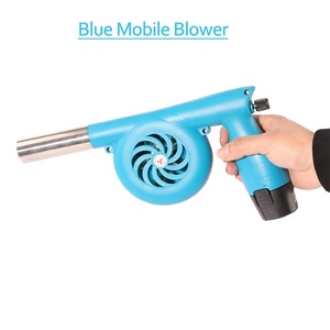 12V DC <strong>Mini</strong> Cordless Battery Rechargeable Portable Fireplace Barbecue BBQ air Blower Fan Outdoor Cooking Fire Pit <strong>Grill</strong> Kamado - Product Image 3