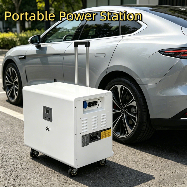 BH-16KWH 51.2V 12kw LiFePO4 All in One Solar Powered EV Station Off-grid Mobile Power CAN Communication for Cars