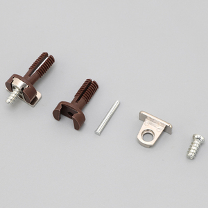 家具架支架板支架销固定连接器，橱柜搁板销塑料支撑夹隐藏金属搁板支架 - Product Image 5