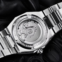 Montre mécanique automatique pour homme PAGANI DESIGN PD1673, 40 mm, saphir, acier inoxydable, étanche, montres-bracelets, Reloj Hombre