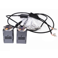 Accessoires d'éclairage pour moto, système d'éclairage LED auxiliaire pour voiture X1GTS, faisceau avant haut/bas double mini IP68 étanche 6000k jaune