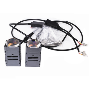 Accesorios para Sistema de Iluminación de Motocicletas, <span class=keywords><strong>Luz</strong></span> Auxiliar <span class=keywords><strong>LED</strong></span> para Auto X1GTS, <span class=keywords><strong>Luz</strong></span> Delantera Alta/Baja Dual Mini, IP68 Impermeable, 6000k Amarillo - Product Image 2
