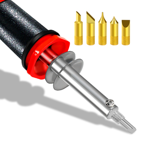 Kit d'outils <span class=keywords><strong>de</strong></span> pyrogravure sur bois 7 pièces pour pyrographie, gaufrage et sculpture avec 5 embouts <span class=keywords><strong>de</strong></span> rechange - Product Image 2