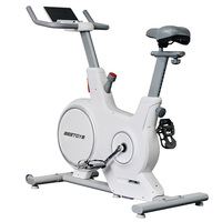 Vélo de spinning magnétique auto-alimenté pour entraînement cardio en intérieur, cycle d'exercice stationnaire motorisé à résistance réglable