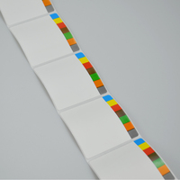 Étiquettes autocollantes en papier synthétique thermique direct, imprimées sur mesure en usine, résistantes à l'eau, pour imprimante à codes-barres