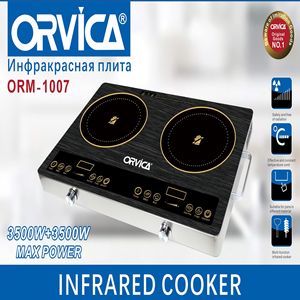 เตาเซรามิกไฟฟ้าแบบพกพา ORVICA, เตาแม่เหล็กไฟฟ้าอเนกประสงค์สำหรับครัวเรือน กำลังไฟสูง สำหรับทำฮอตพอร์ต - Product Image 4