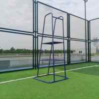 Chaise d'arbitre de volley-ball en acier, hauteur totale 2,35 m, hauteur de la plateforme 1,35 m pour compétition de volley-ball