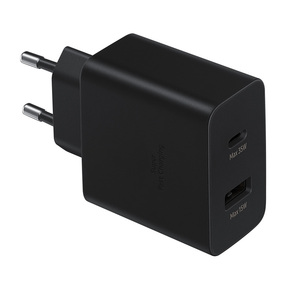 35W USB-C USB-A adattatore di alimentazione PD doppio porte caricabatterie per <span class=keywords><strong>Samsung</strong></span> EP-TA220 <span class=keywords><strong>Galaxy</strong></span> <span class=keywords><strong>S22</strong></span> S21 <span class=keywords><strong>Ultra</strong></span> telefono e dispositivi - Product Image 1