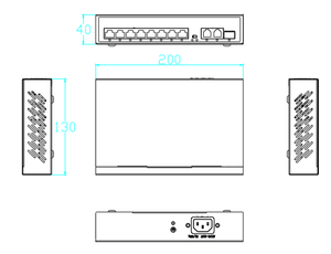 <span class=keywords><strong>10</strong></span>/100/1000Mbps Mạng Chuyển Đổi Nhà Máy Tùy Chỉnh <span class=keywords><strong>Gigabit</strong></span> Thương Mại <span class=keywords><strong>PoE</strong></span> Chuyển Đổi - Product Image 6