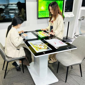 โต๊ะอัจฉริยะหน้าจอสี่จอขนาด 21.5 นิ้ว สำหรับรับประทานอาหาร เล่นเกม และเรียนรู้ ZKM-CN215 โต๊ะอัจฉริยะ ZKM-CN215 - Product Image 3