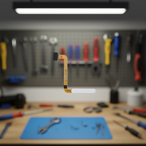 Cable flexible de encendido con sensor de huellas dactilares blanco para Samsung Galaxy A23 5G A236 - Product Image 3