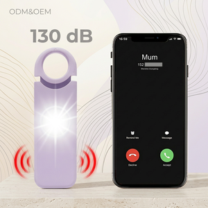 พวงกุญแจสัญญาณเตือนภัยส่วนบุคคลแบบ OEM&ODM |   สัญญาณเตือน SOS 130dB โทรไร้สาย ส่งข้อความ SMS ระบุตำแหน่ง GPS |   ไฟฉาย LED แบบชาร์จได้สำหรับเป็นของขวัญ - Product Image 1