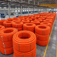 Tuyau ondulé MPP de qualité industrielle, tube en polypropylène modifié pour les systèmes de protection des câbles haute tension