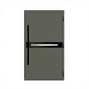 Sage Line |   Puerta Moderna de PVC en Gris Verde Suave con Acabado Mate Elegante y Apertura Horizontal para Baño y Cocina - Product Image 1
