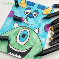 48 96 couleurs Dessin Double tête Dual Tips Permanent Art Marker pen