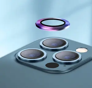 畅销9h硬度合金保护环相机屏幕保护镜头膜适用于iPhone 13单镜头膜
