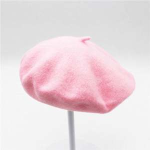 Boina de Fieltro de Lana Lisa de Color Sólido al por Mayor para Mujer - Product Image 4