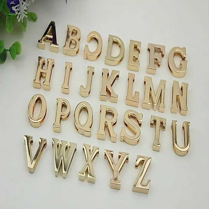 Deepeel RM044 Bag Clothing Shoes Hardware Accessories 26 Letters Decoration Buckle