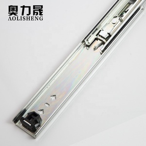 53mm Largeur Télescopique de matériel de meubles Résistant Industriel roulement à billes pousser pour ouvrir la glissière du tiroir rail - Product Image 6