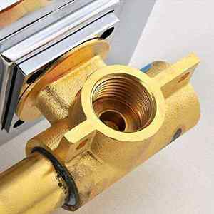 Duitse Kranen Mixer Messing Enkel Handvat Wastafel Waterval Badkuip Kraan Koud Water Muur Gemonteerde Kraan - Product Image 5