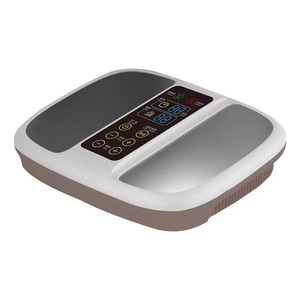 Olylife P100 Masseur de pieds confortable en acier inoxydable blanc certifié CE, écologique, avec fonction de chauffage 2-en-1, appareil de physiothérapie - Product Image 2