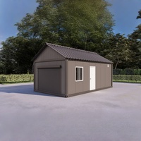 Module de conteneur préfabriqué à ossature acier, pièce unique, maison conteneur portable en kit, bureau moderne, abri de jardin, mini-maison