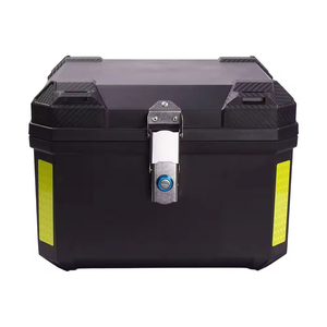 Boîte à bagages arrière pour moto en plastique, équipée d'un verrou de sécurité, pour la modification de moto, rangement de matériel pour longs trajets - Product Image 1