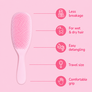 <span class=keywords><strong>Spazzola</strong></span> Districante YUNLI OEM con Campione Gratuito per Capelli Bagnati e Asciutti, <span class=keywords><strong>Elimina</strong></span> i Nodi e Riduce la Rottura - Product Image 4