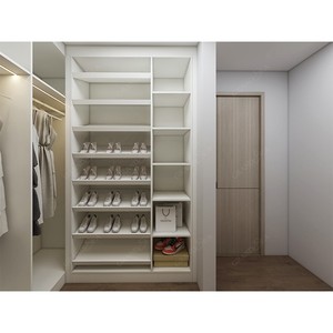 Nouveaux prix bon marché armoires pour hommes en mdf ensemble de placards en chêne meubles de chambre à coucher coulissants garde-robe design simple - Product Image 6