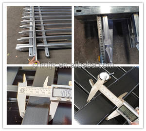 प्रत्यक्ष निर्माता बिक्री कस्टम गैल्वेनाइज्ड स्टील गोपनीयता बाड़ पैनल 3 डी मॉडल को उद्यान उपयोग के लिए धातु फ्रेम के साथ स्प्रे किया जा सकता है - Product Image 5