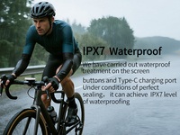Computadora para Bicicleta con Pantalla de 2.4, Seguimiento Multi-Satélite, Batería de Larga Duración, 5 Sistemas Satelitales, IPX7, 24 Horas de Batería, Solo 50 g
