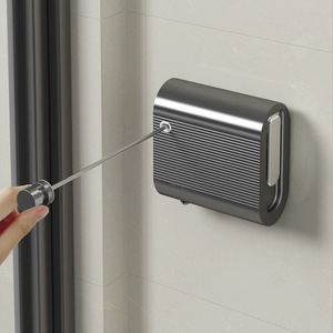 4.2m Retractable Wall-Mounted Stainless Steel Clothesline Foldable ABS Plastic Metal Hangers for Dry Clothes Kitchen Balcony - Product Image 1