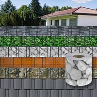 Couverture de rouleau de clôture de bande de jardin de balcon résistant aux UV de bande d'intimité de PVC pour l'usage à la maison