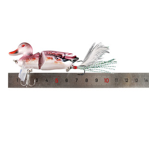 70mm 11g flotante dos secciones pesca pato Topwater señuelo - Product Image 3